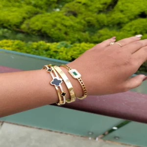 Urban Luxe Stack - Statement Bracelet