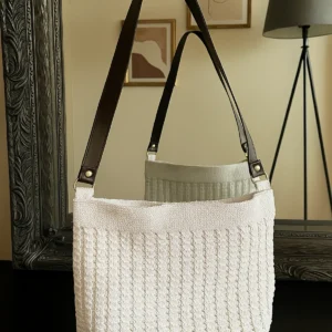 Ivory ridge crochet shoulder bag
