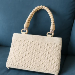 Blossom weave handbag