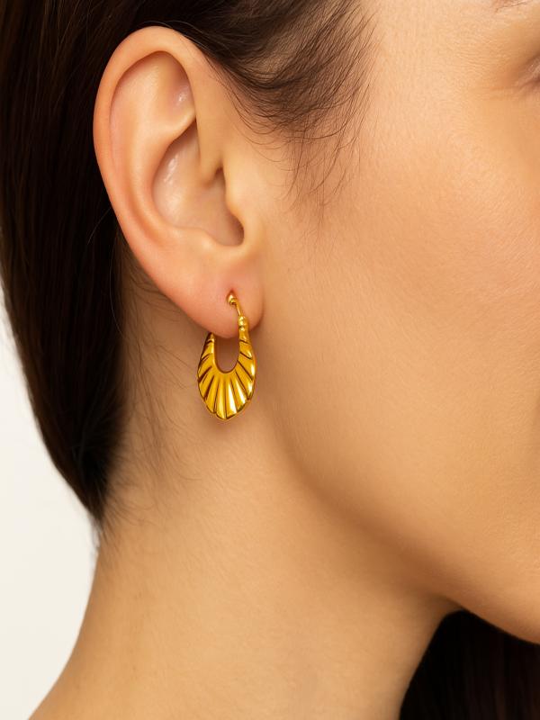 The Solara Hoops - Anti Tarnish Hoops - Image 3