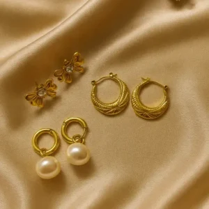 Demi Fine Pearl Studs - Anti Tarnish Pearl Studs