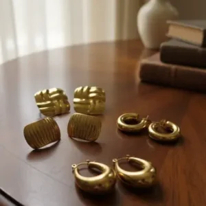 The Luxe Bold Hoops - Statement Studs