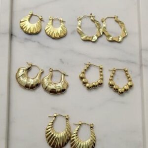 The Solara Hoops - Anti Tarnish Hoops