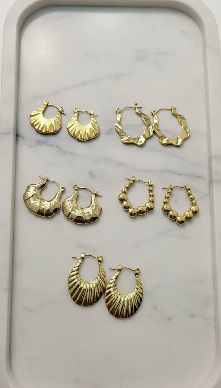 Demi Fine Pearl Studs - Anti Tarnish Pearl Studs - Image 2