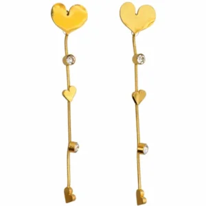 Virelle long drop earrings - Party wear earrings
