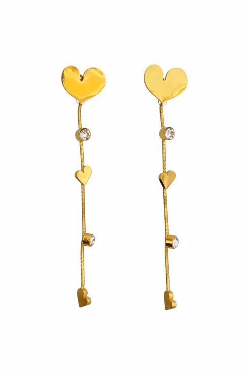 Virelle long drop earrings - Party wear earrings