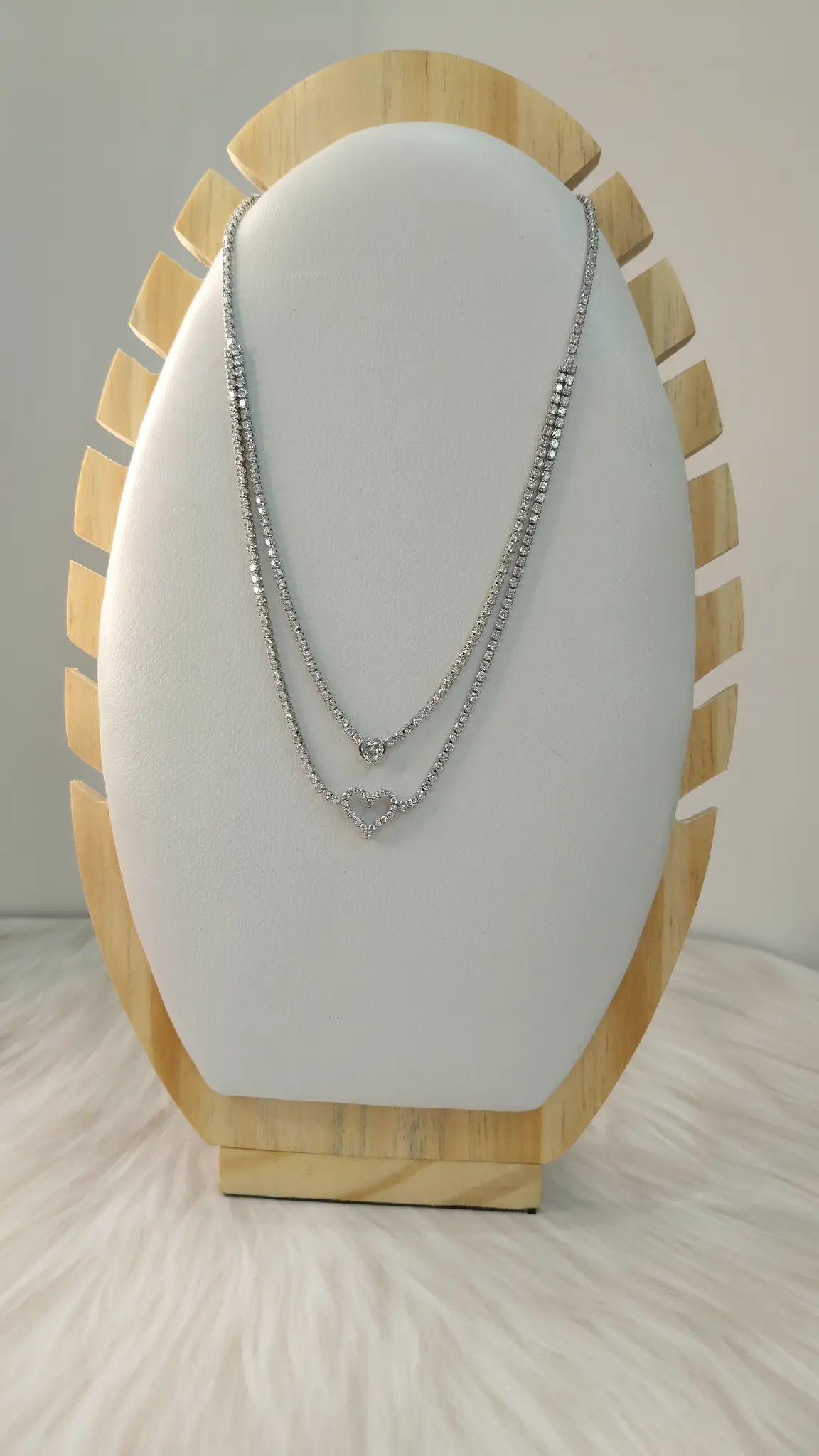 Seraphina Heart Layered Neckchain - Party Wear Neckchain - Image 5