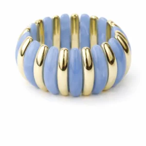 Skyline Blue Resin Bracelet - Statement Bracelet