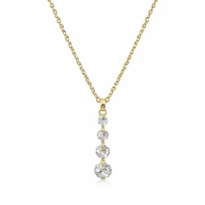 Viora Crystal Neckchain - Party Wear Neckchain