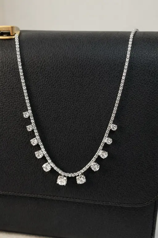 Stella Silver Neckchain - Silver Jewellery - Image 3