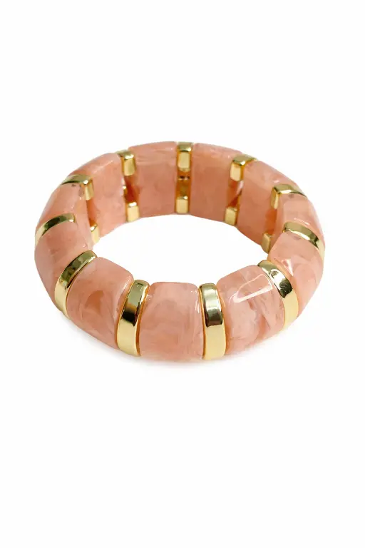 Bubble Pink Resin Bracelet - Luxe Bracelet
